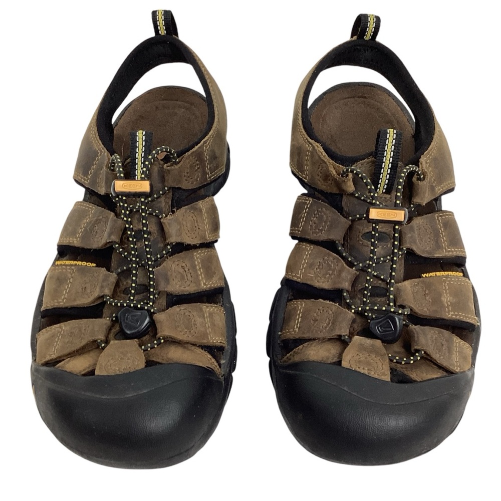 Keen Newport H2 Leather Waterproof Sandals Brown - Picture 3 of 12